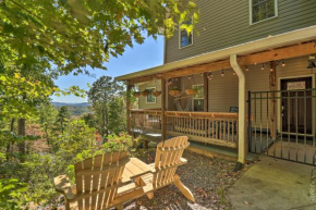 Mills River Forest Home with Deck and Mountain View!